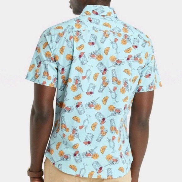 GOODFELLOW & CO. DRINKS SHIRT, NWT, BIG/TALL - Picture 2 of 4